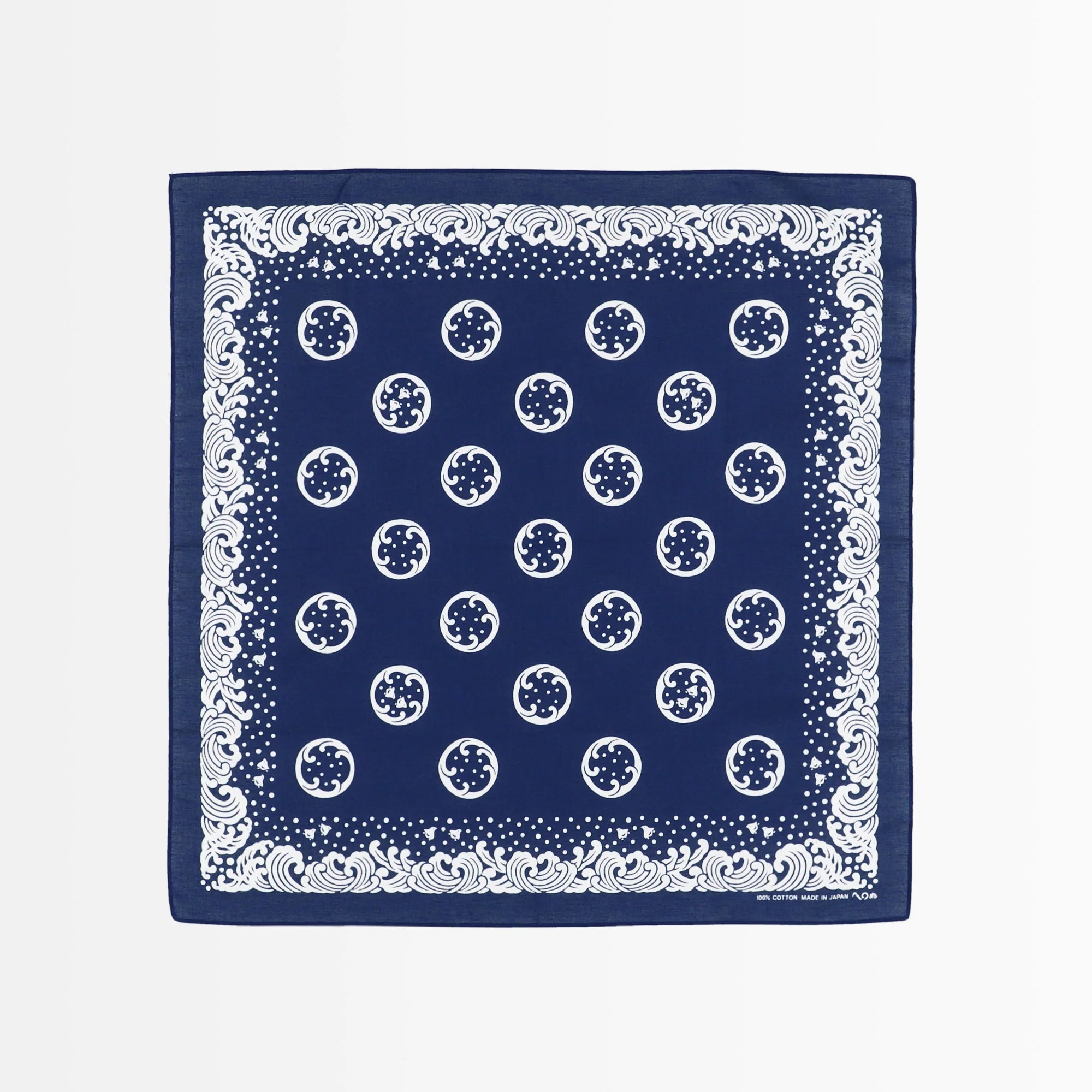 Bandana Furoshiki Sea Dark Indigo 52cm✕52cm