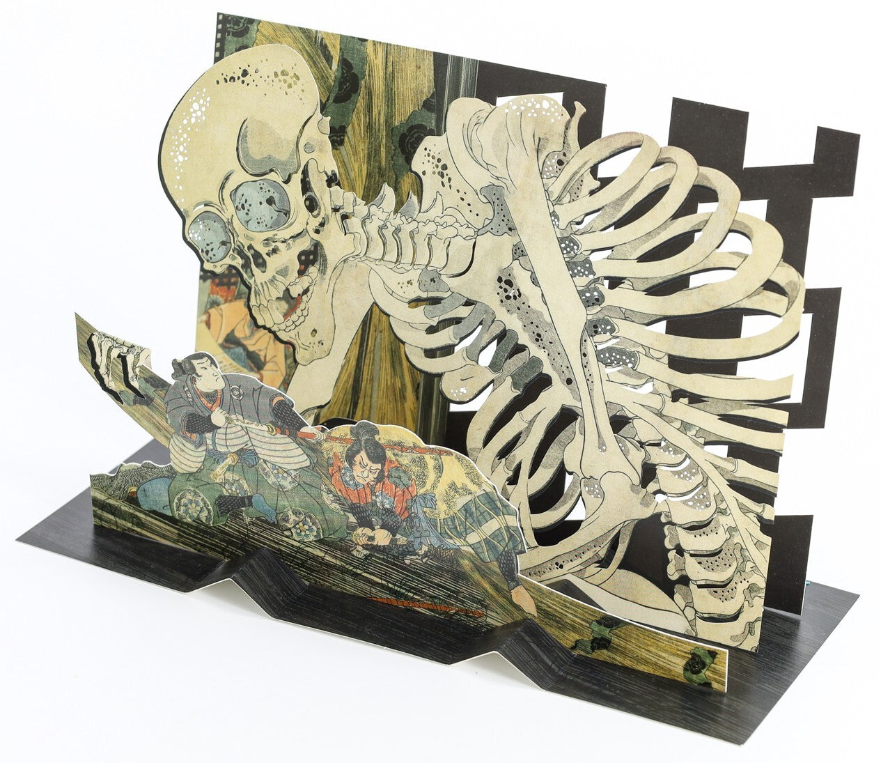 Utagawa Kuniyoshi “Takiyasha and the Skeleton Spectre” 3D Ukiyo-e Layered Card