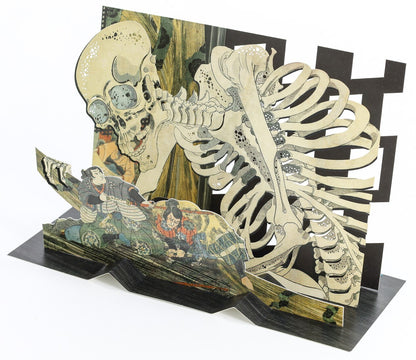 Utagawa Kuniyoshi “Takiyasha and the Skeleton Spectre” 3D Ukiyo-e Layered Card