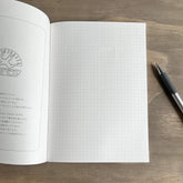 5mm Grid Tsubame Notebook (A5/ 30pages) - Nagamochi Shop
