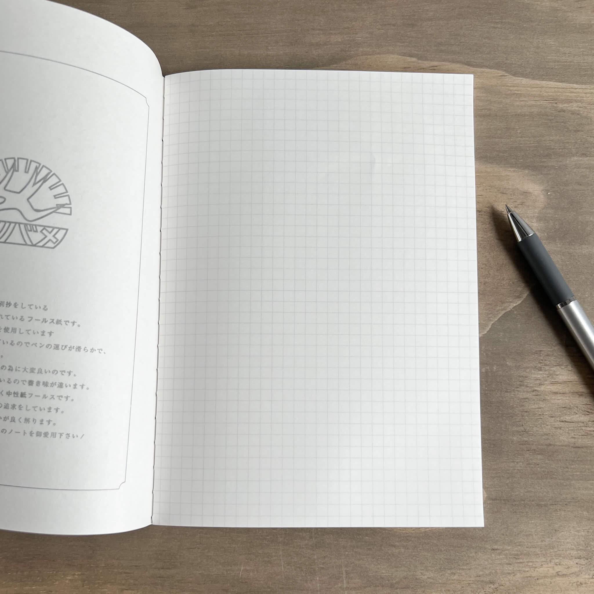 5mm Grid Tsubame Notebook (A5/ 30pages) - Nagamochi Shop