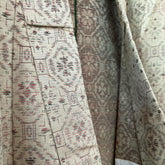 Cream & Gradient Yellow Vintage Tsumugi Kimono - Nagamochi Shop