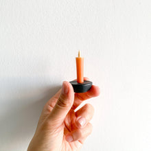 Load image into Gallery viewer, Handmade Tiny Rice Bran Wax Candles &amp; Ceramic Candle StandCandleNagamochi Shop
