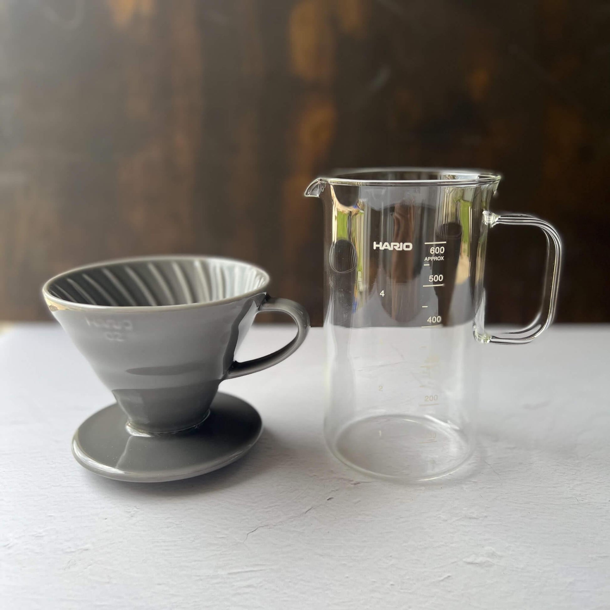 HARIO Beaker and Pour Over Coffee Dripper Set - Nagamochi Shop