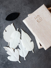 Load image into Gallery viewer, Paper Incense HA KO - Wooden Box Set of 5 With Incense Matお香Nagamochi Shop
