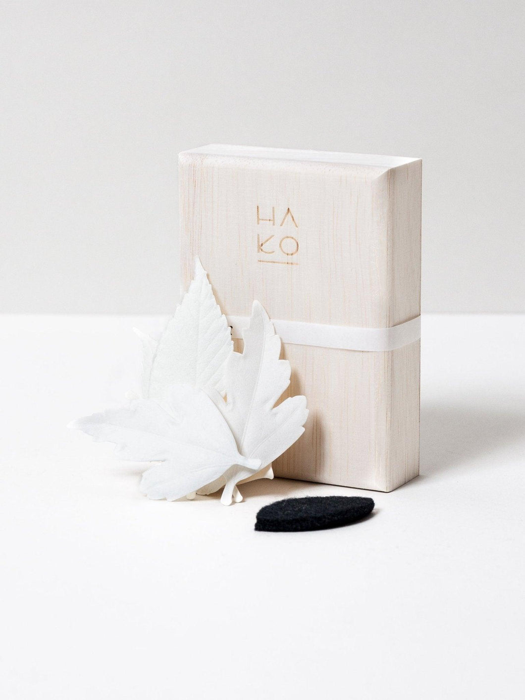 Paper Incense HA KO - Wooden Box Set of 5 With Incense Matお香Nagamochi Shop