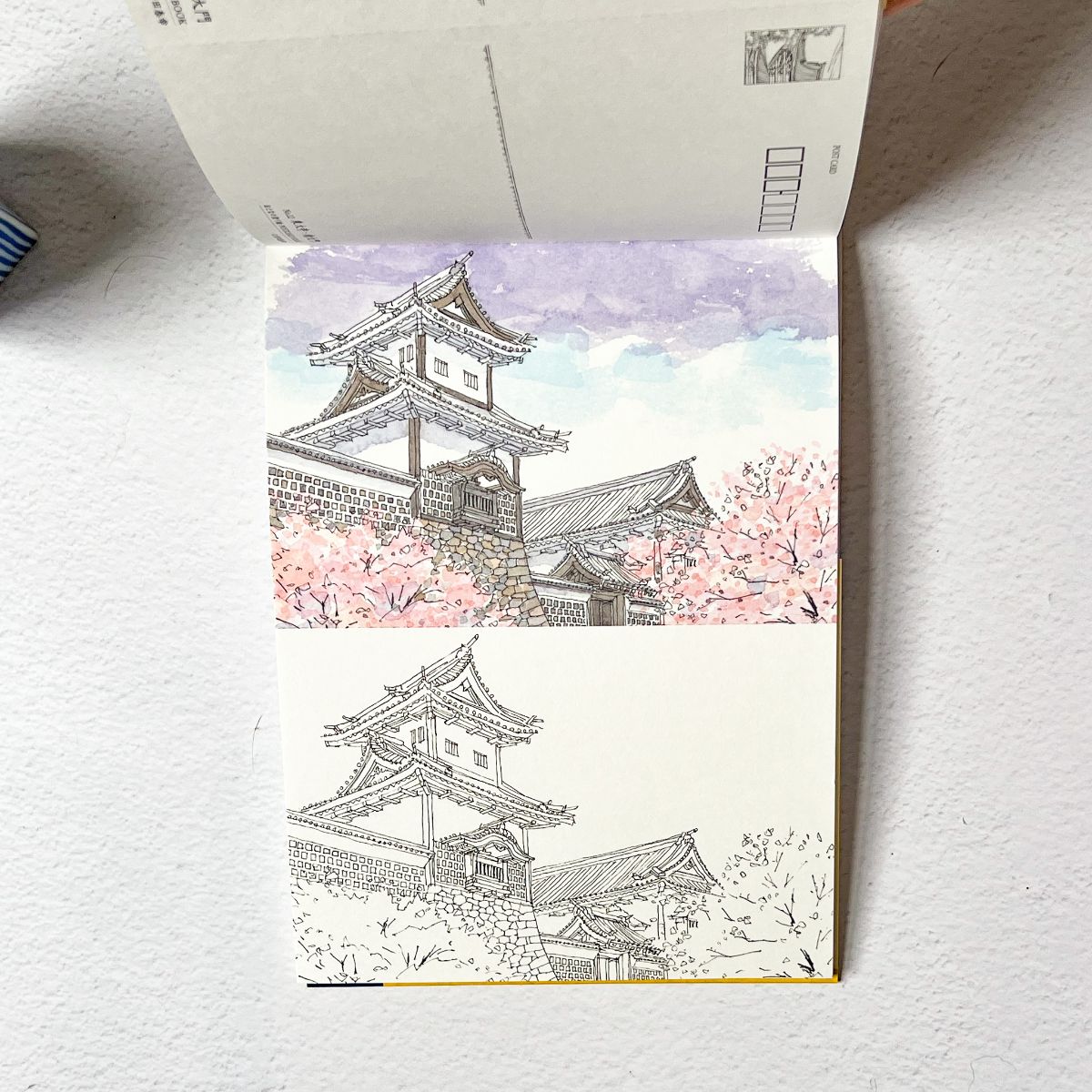 Post Card Coloring Book [Japan Heritage Townscape]BookNagamochi Shop