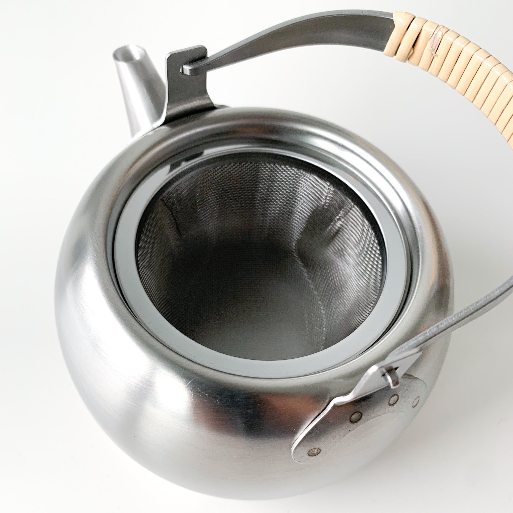 Yoshikawa Teapot Stainless Steel 500ml Tsurute Midori Made in Japan Yj2892