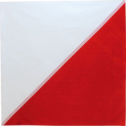 Traditional Furoshiki [Diagonal Bicolor Red] 50 x 50cmFuroshikiNagamochi Shop