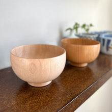 Load image into Gallery viewer, Wooden Soup Bowl &quot;Shirasagi Soup Bowl&quot; (Ishikawa Japan)Nagamochi Shop
